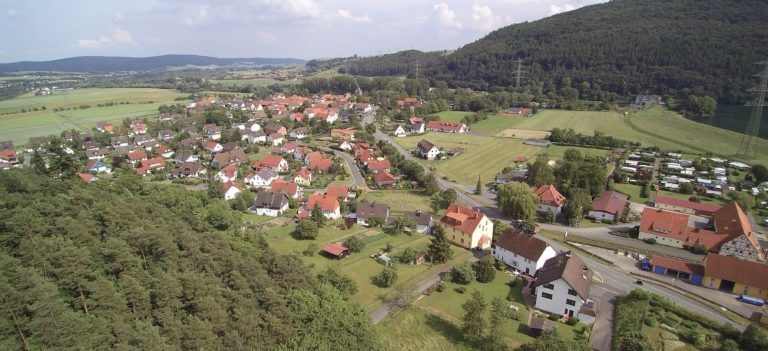 Affoldern aus der Luft fotografiert. (Foto: 3H-Media-Works)