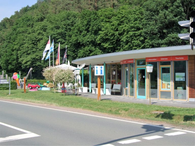 Der Infopoint am Affolderner See. (Foto: Uli Klein)