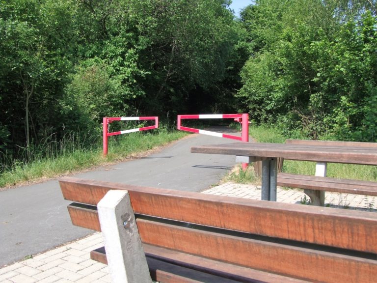 Start oder Endpunkt des Ederseebahn-Radweges. (Foto: Uli Klein)
