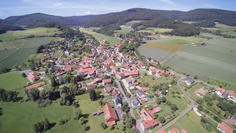 Luftaufnahme von Gellershausen. (Foto: 3H-Media-Works)