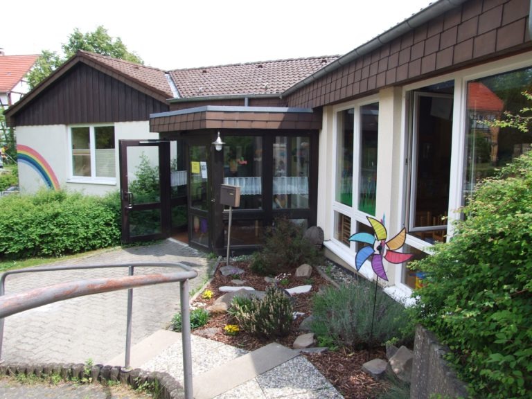 Eingangsbereich der Kita. (Foto: Uli Klein)