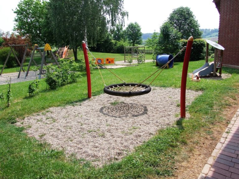 Der Spielplatz der Kindertagesstätte. (Foto: Uli Klein)