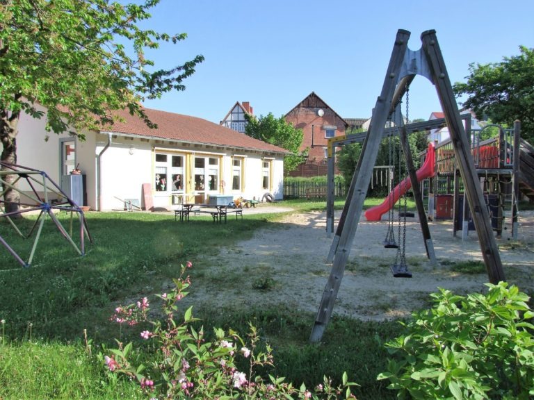 Spielplatz am Kindergarten. (Foto: Uli Klein)
